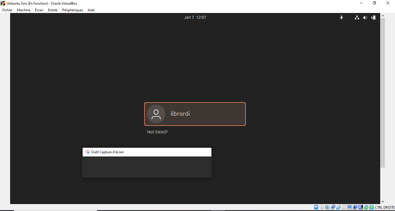 Page de connexion